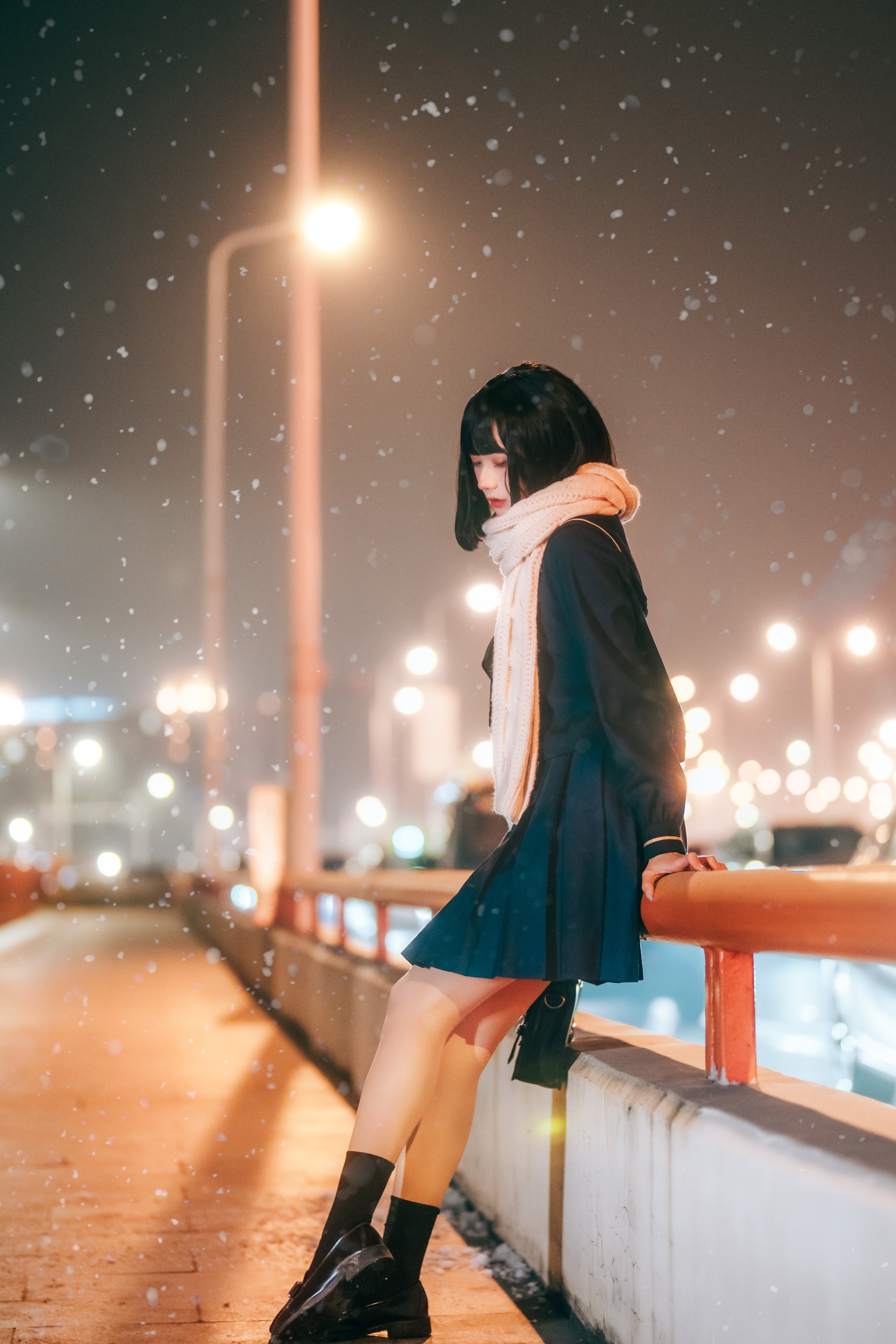 图片[1]-兔子Zzz不吃胡萝卜 – NO.036 雪夜[22P]-XikXak